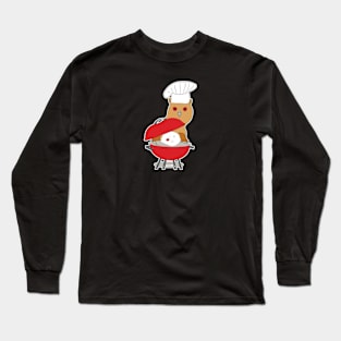 The Owl Cooks Up the Ghost Long Sleeve T-Shirt